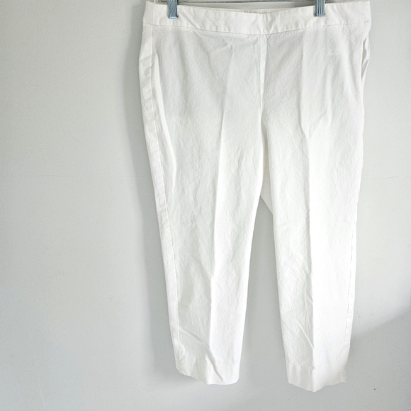 Talbots Pants - Talbots Chatham white crop pants